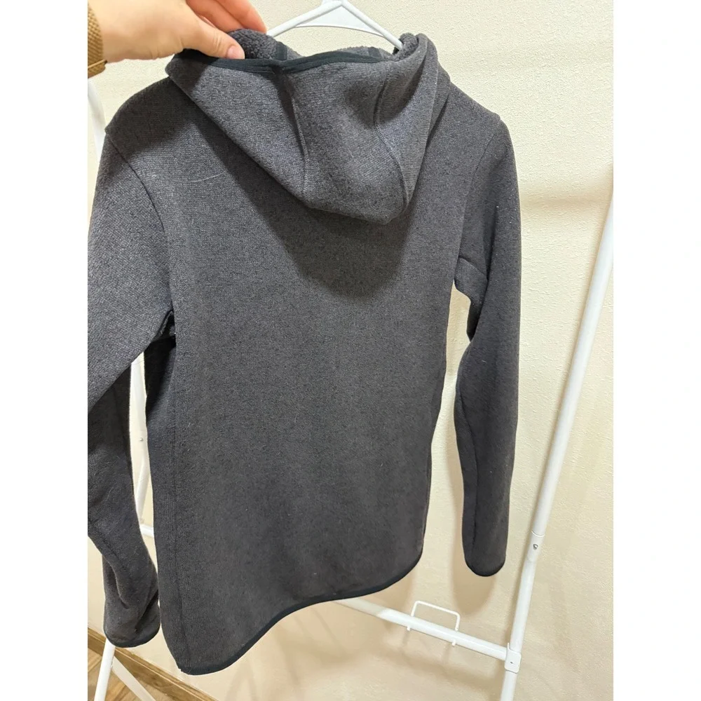 Nike Women's Cowl Neck Fleece‎ Hoodie Gray Medium Zip Pocket Pullover